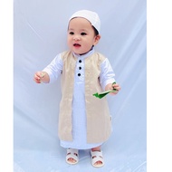 LUXURY ROBEkoko SNI LINEN NOT NOAH T-SHIRT MUSLIM BABYkoko children's clothes Muslim baby boy suits 