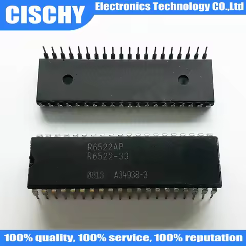 1pcs/lot R65C22P2 R65C22 6532P R6532 R65C02P3 R65C02 R6522P R6522 DIP-40 In Stock