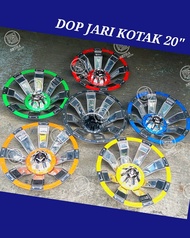 [2Buah] VARIASI WHEELDOP TRUCK RING 20" TRUK WHELDOP WILDOP WELDOP FUSO NISSAN LOHAN [2Buah] Lengkap