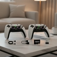 M15 4K Game Stick for TV, 64GB 20000 Retro Games with Wireless Gamepad Controller