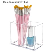< HB TDSG>  2 Grid Transparent Eyebrow Pencil Brush Holder Organizer For Cosmetics Makeup Organizer 