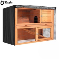 【EAGLE】Waterproof Double Decker Rabbit Hutch Cover with Air Vents & Visible Lid