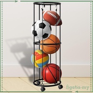 [FigatiaMY] Vertical Ball Holder Wall Mount/freestanding Multifunctional Basketball Holder