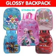 [LIL BUBBA] PRESCHOOL BAG NURSERY KIDS BAG KIDS BACKPACK/ / BABY SHARK/ ELSA BAG/ MCQUEEN BAG/ PATROL BAG/UNICORN