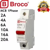 mcb 4 amper broco original