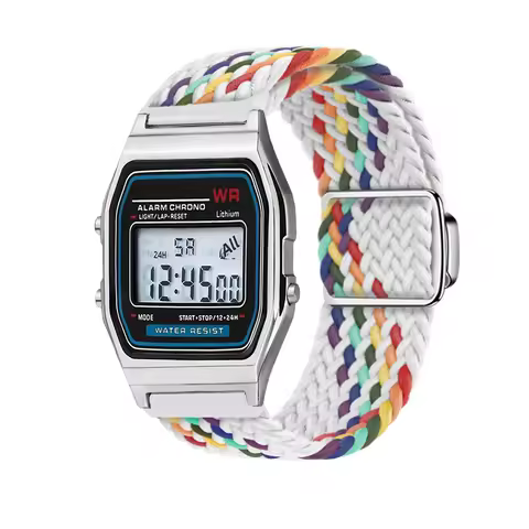 AE1200 AE1300 nylom strap for Casio AE-1200 W800h F91W F105 F108 A158 A168 W-218H SGW400 AQ-150W A70