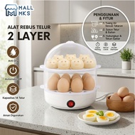 14 Egg Boiler Electric Egg Steam Double Layer