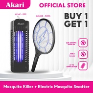 Akari Duo Bundle Replaceable Lamp  Electric Mosquito Killer (AEMK-899) + Mosquito  Swatter AEMK-K006