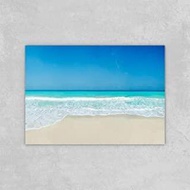 Tropical White Beach Canvas Wall Art 24x36 Inch For Home Decor Bedroom & Living Room