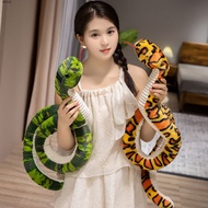 VEXUS Snake Plush Toy, Sticking Tongue Colorful Boa Plush Doll, Kids Toy Stuffed Animal Long 120/180