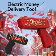New Year Get Rich Immediately Electric Money Spray Gun No Money Stuck Long Range Burst Jet Gold Bank