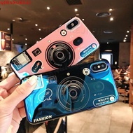 3D Retro Camera lanyard Case For Huawei Y7A Y9A Y9S Y5P Y6P Y7P 2020 Y5 Y6 Y7 Pro Y9 Prime 2019 Y6S Y6 2018 Nova 2i