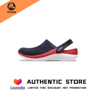 [AUTHENTIC] COUNTER SALE Crocs LiteRide 360 " Black Red " SNEAKERS 206708 - 4CC DISCOUNT SALES