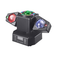 Party Light Dj Moving Head Disco Ball Light with Pattern Projection Voice Control with Remote Contro