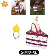 [utruiut0k] Cake Costume for Kids Stage Performance Role Play Novelty Cosplay Outfit