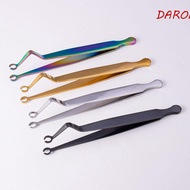 DARON Body Piercing Tool, Stainless Steel Septum Piercing Tool Dermal Forceps, Creative Ear Stud Cat