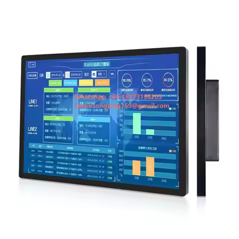 21.5/18.5/12 Inch Senke Core I3 I5 I7 Industrial Touch Screen Fanless Embedded Panel PC Industrial C