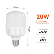 Yingke หลอดไฟ Led E27 1ชิ้น10ชิ้น80W 100W 150W Super Power Ac 220V 20/30/40/50W ประหยัดโคมไฟ Led หลอดไฟ Led หลอดไฟแอลอีดีสีขาวเย็นสำหรับกลางแจ้ง