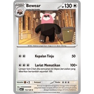 TCG BEWEAR 112/126 MA1 Evolution Mega CARD POKEMON INDONESIA