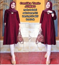 BMF - TUNIK CANTIKA JUMBO L XL XXL  3XL / BAJU MUSLIM WANITA JUMBO/ TUNIK JUMBO / BAJU MUSLIM WANITA / TUNIK TERBARU/