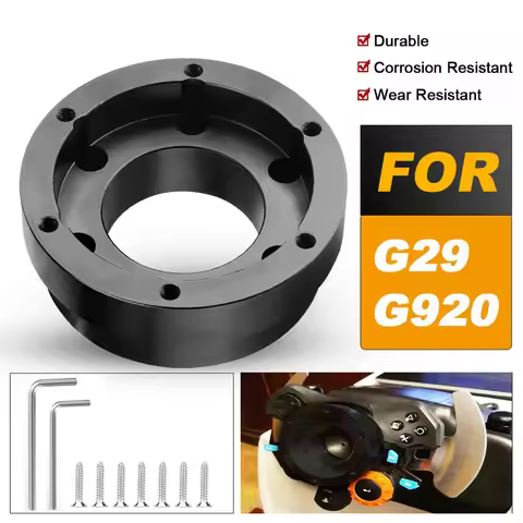 For Logitech G29 G920 G923 70mm Adapter Plate Hub Boss For 13Inch Steering Wheel PCD Racing Car Game