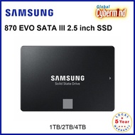 SAMSUNG 870 EVO SATA III 2.5 inch SSD 1TB/2TB/4TB (Global Cybermind)