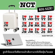 BIG STICKER I LOVE NCT Transparent/NCT127/DREAM (9X9 CM)