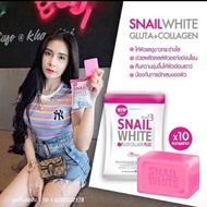 SNAIL WHITE GLUTA COLLAGEN PLUS X10 SOAP