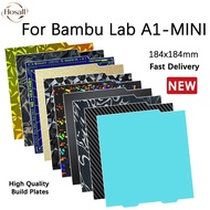 HB For Bambu Lab A1 Mini Build Plate Upgrade A1 Mini Cold Plate Flexible Textured Smooth Bed Bambula