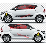 SUZUKI Ignis car sticker cutting sticker list car Ignis custom textSUZUKI