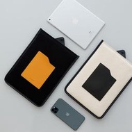 ◎。Bafa。◎ 韓國Funnymade~ Pocket IPAD Pouch 11吋 帆布x皮革 平板包 筆電包 電腦