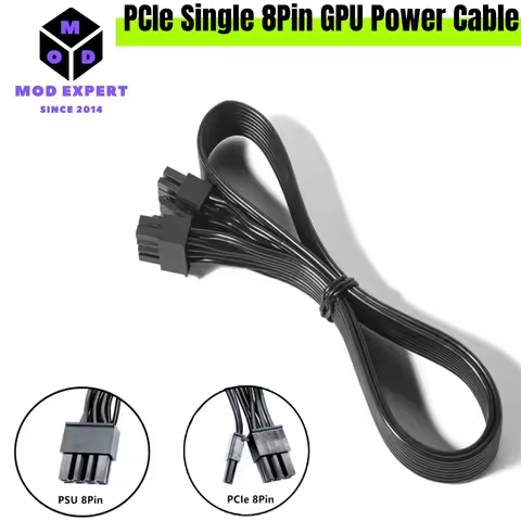 For Corsair SF Type 4 PSU, PCIe 8Pin 6+2Pin GPU Graphic Card Power Cable for Corsair SF750 SF600 SF4