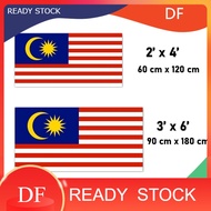 【READY STOCK】MALAYSIA 3'x6'/2'x8' &  SELANGOR 3'x6'/2'8' // Malaysia Flag // Selangor Flag // 3'x6'/