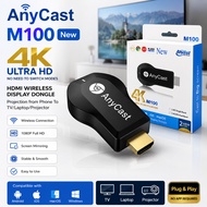 AnyCast M100 4K Wireless Display Dongle HDMI Screen Mirroring Adapter Cast Phone to TV Projector Lap