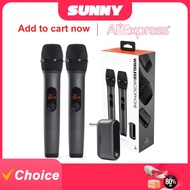 Wireless Microphone JBL 2 Channel UHF Wireless Cordless Handheld Microphone Karaoke Mic System For C