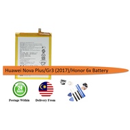 HW Nova Plus / GR 3(2017) / Honor 6X Battery 3340mAh Battery