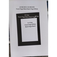 Mounting Board with size A4 ,A3, 20 x 30 inches