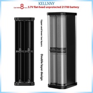 Kelln 8Slot 21700  Case Transparent Housing USB Fast Charging Power  Box