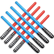 Novelty Place Inflatable Light Saber Sword Toys - Pack of 8 Blow Up Light Sabers for Kids - Perfect 