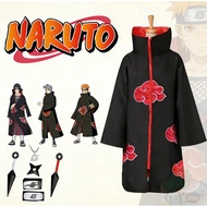 Akatsuki Uchiha Tobi Obito Akatsuki Cosplay Costume Cloak Mask Halloween Man Woman Cosplay Costume A