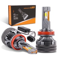 2Pcs 200W 60000LM Q7 K7C 9005 Led Headlights Lamp 3-Copper Tube Led Lights For Car 4300K 6000K H1 H7