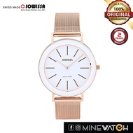 Jowissa 39mm White Dial Rose Gold Stainless Steel J4.374L