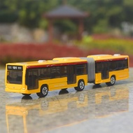Ready Stock Hot Sale 1/120 Two-Section Bus BRT Fast Bus Alloy Car Model Metal Toy Ornaments Decorati