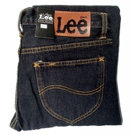 กางเกงยีนส์ทรงกระบอก Lee กางเกงยีนส์Lee ผ้าหนา กางเกงยีนส์ทรงกระบอกชาย ยีนส์Lee เป้าซิปทอง