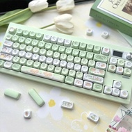 【Keycap Accessories】GMK87 Three-Mode Mechanical Keyboard Gasket Wired VIA Customized Kit Finished Sc