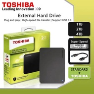 ⚡️ TOSHIBA ⚡️Hard disk USB 3.0 External Hard Drive Hard Drive 1TB/ 2TB/4TB  External Hard Drive Hard