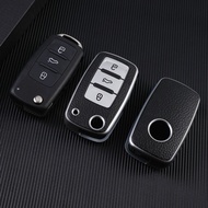 For Volkswagen key case Golf 7 MK7 Tiguan MK2 Ateca Leon FR 2 Ibiza Skoda Octavia