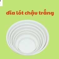 White plastic pot liner size 27-35cm