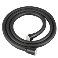 ⚔Bathroom 1.5M Shower Hose Flexible Black PVC Shower Hose Home Bathroom Pipe Fittings Hose ✤☢