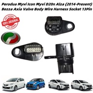Perodua Myvi Icon Myvi D20n Alza (2014-Present) Bezza Axia Valve Body Wire Harness Socket 13Pin
